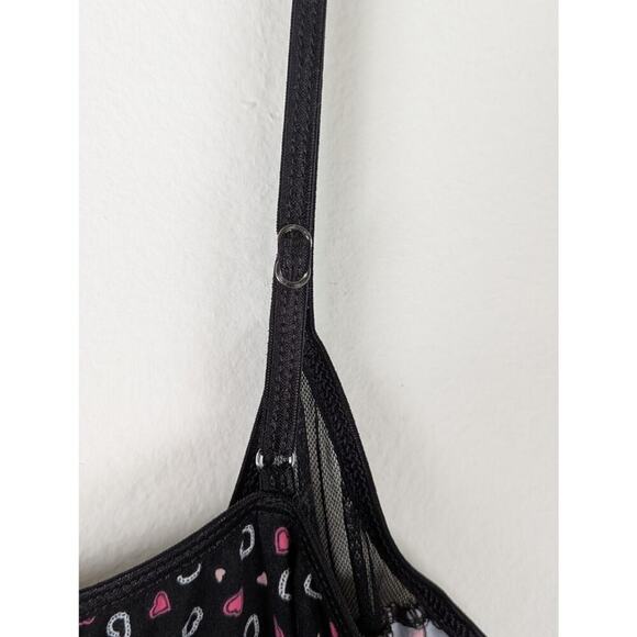 Studio Donatella long cami or Nighty szL Poly /Spandex nylon mesh adjustableEUC. - Picture 5 of 8